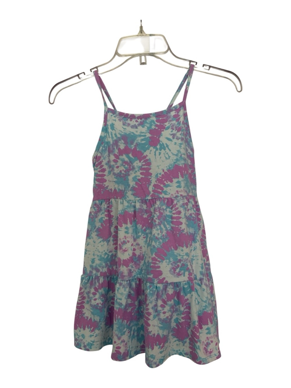 Cat & Jack Pastel Tie-Dye Spaghetti Strap Tank in Blue & Purple